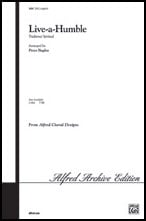 Live-A-Humble SATB choral sheet music cover